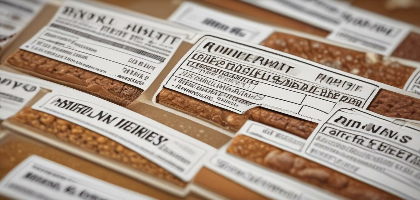 Dog treat labels