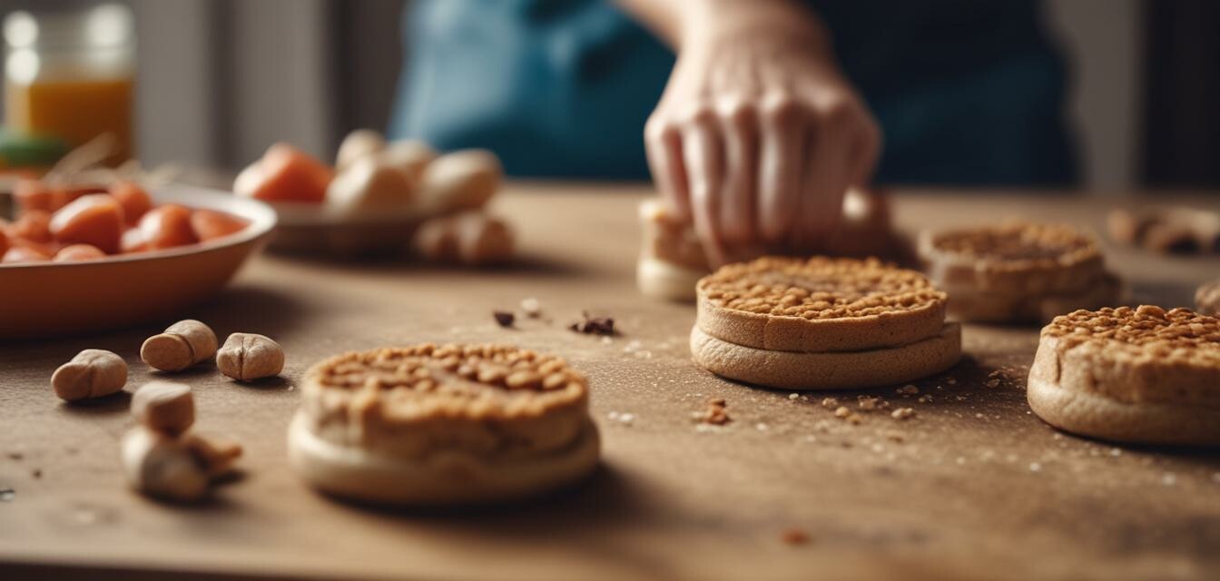 Preparation of homemade dog treats